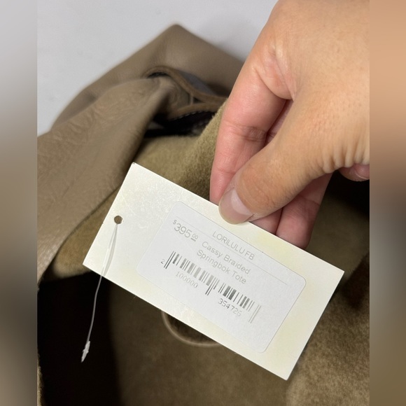 MOO MOO Design Springbok & Leather Braided Tote - Picture 12 of 14